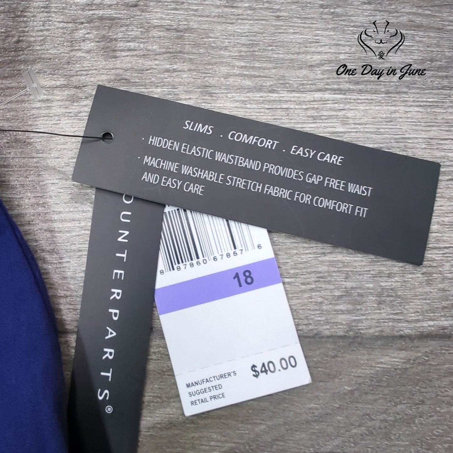 Counterparts Capri Slimming Sensations Pants Size 18