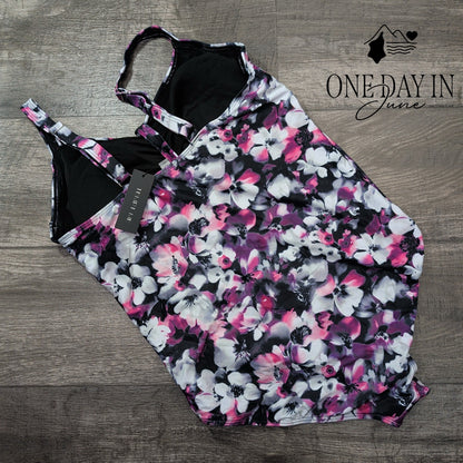 Tempt Me Floral One Piece Swimsuit Size XXL