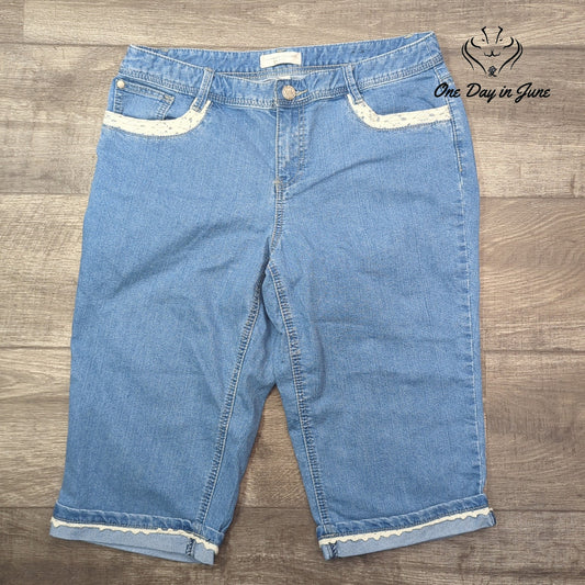 Christopher & Banks Petite Crop Jeans Size 12P