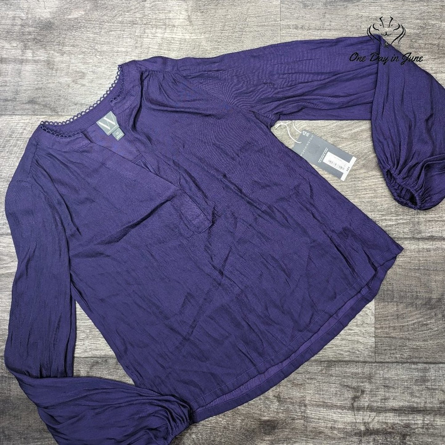 Worthington Long Sleeve V Neck Top Size XS