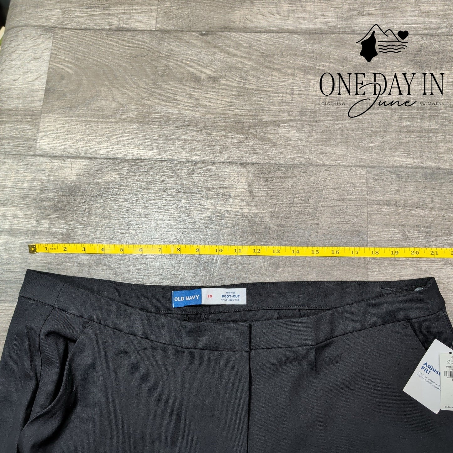 Old Navy Mid Rise Adjustable Waist Bootcut Pants Size 20