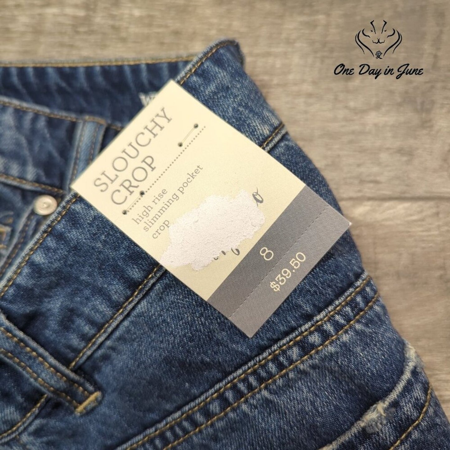 Style & Co Slouchy Crop Jeans Size 8