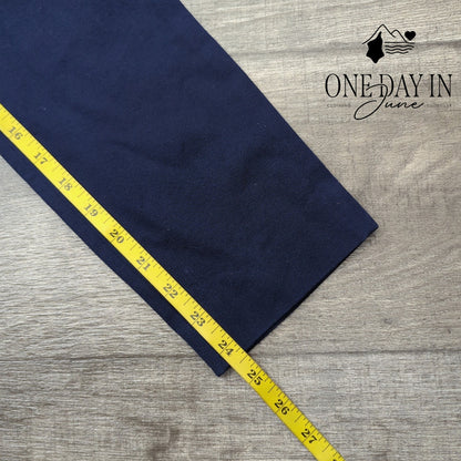 J.Crew Winnie Pant City Fit Cropped Pants Navy Blue Stretch NWT Size 2