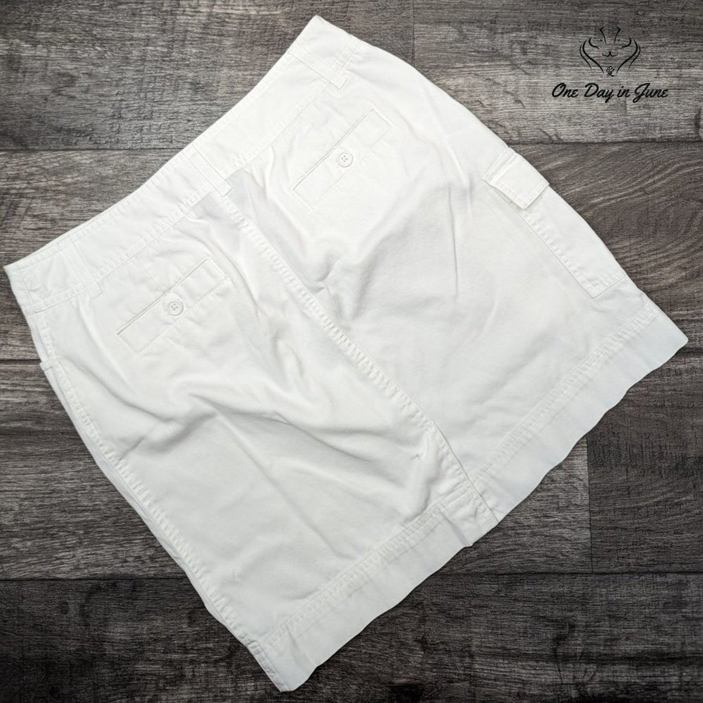 Jones New York Sport Petite Micro Corduroy Mini Skirt Size 10P