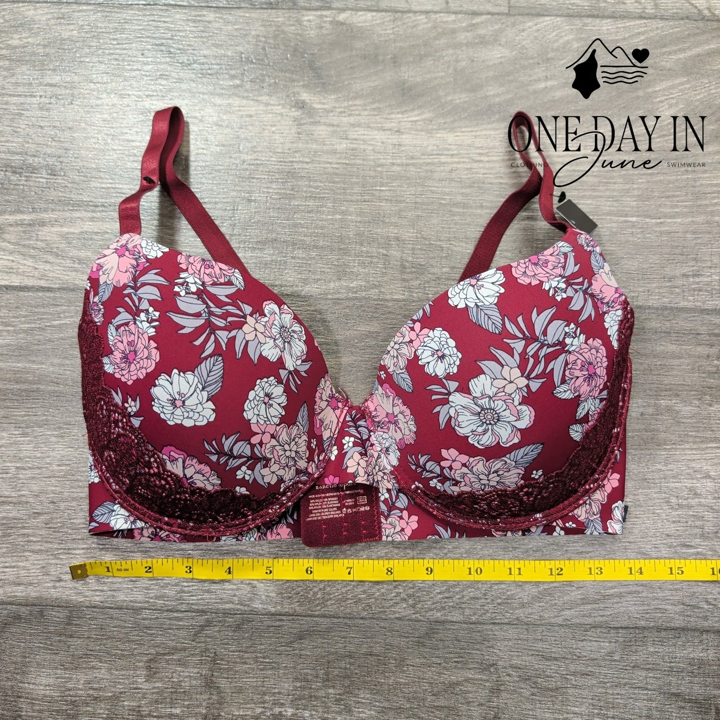 Nanette Lepore Underwire Padded Bra Size 36DD