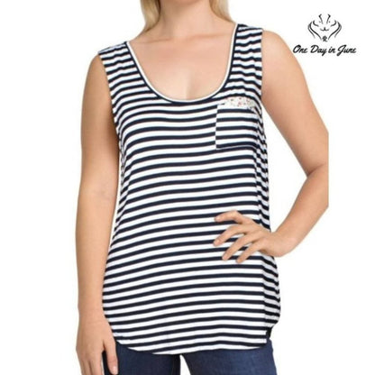 Nanette Lepore Front Pocket Tank Top Size S