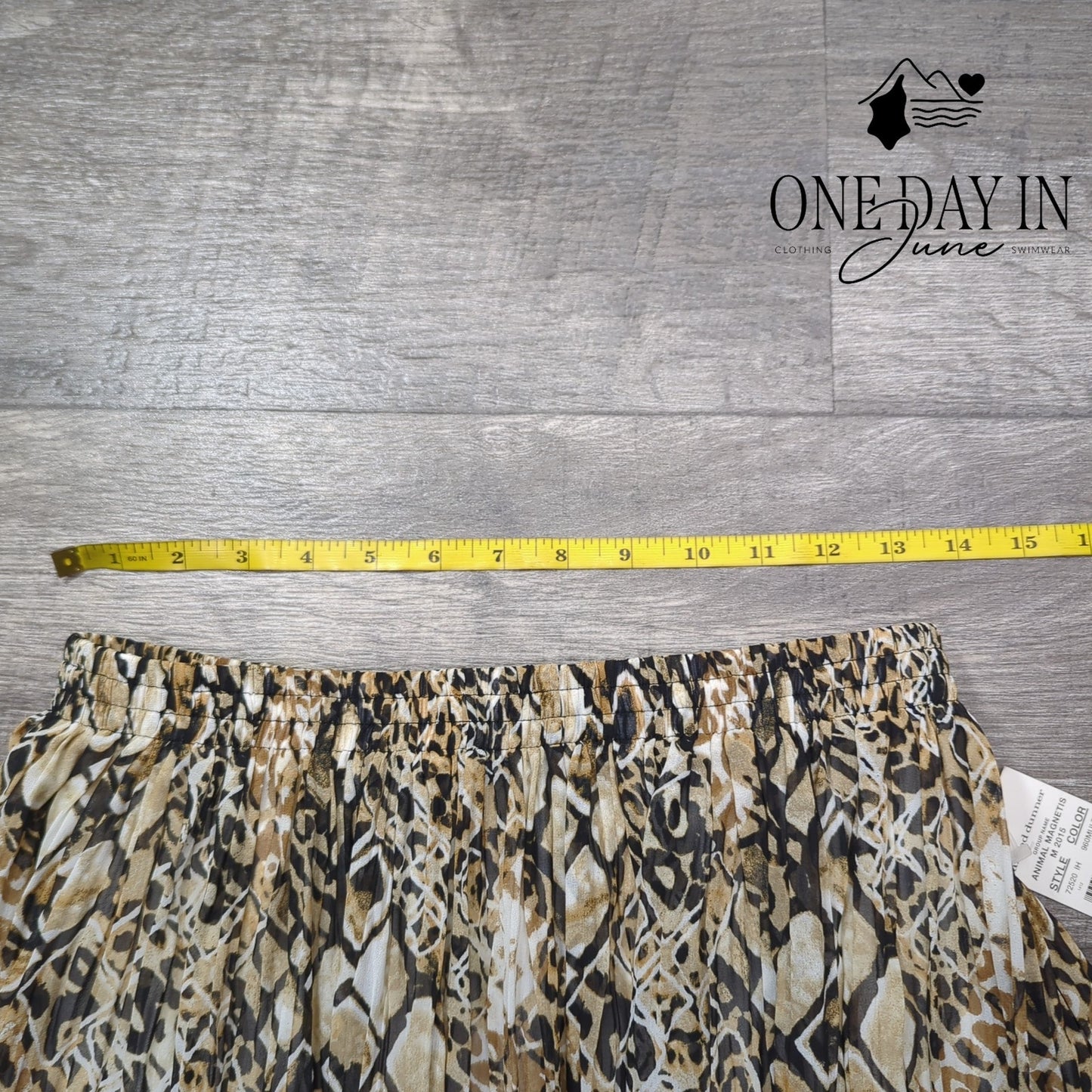 Alfred Dunner Pull On Midi Skirt Size 10