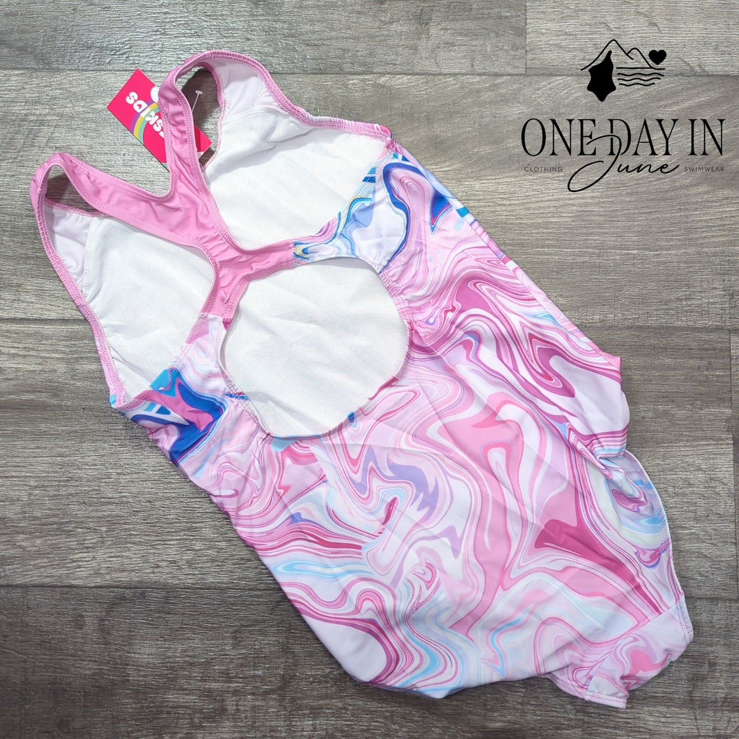 Jeskids Racerback One Piece Swimsuit Size 12-13Y
