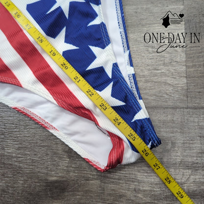 CharmLeaks Ribbed High Cut One Piece Swimsuit Size S