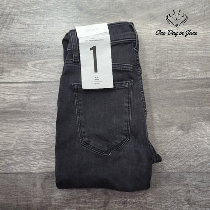 Lucky Brand Uni Fit High Rise Skinny Ankle Jeans Black NWT Juniors Size 1