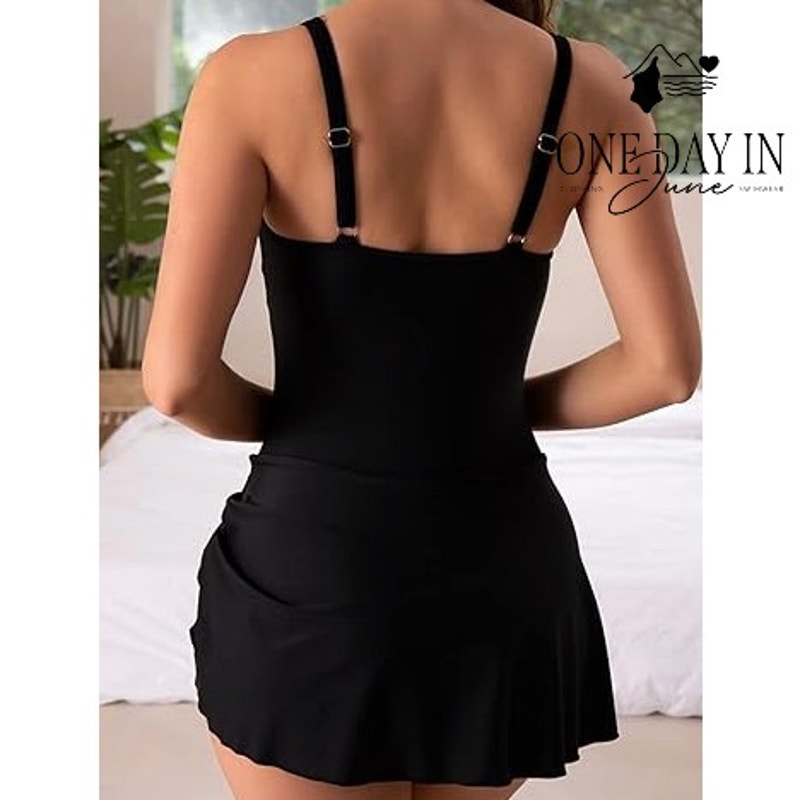 Eomenie Swimdress One Piece One Piece Swimsuit Size L