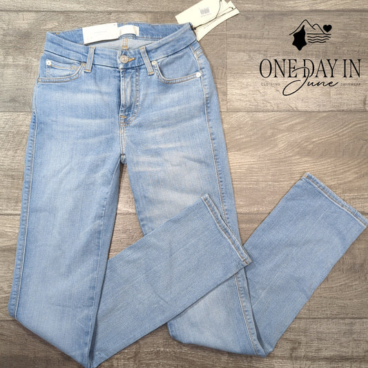 7 For All Mankind Kimmie Straight Leg Jeans Size 2 (26)