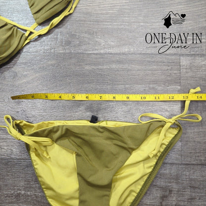A.Che Halter Tie Side Bikini Swimsuit Size S