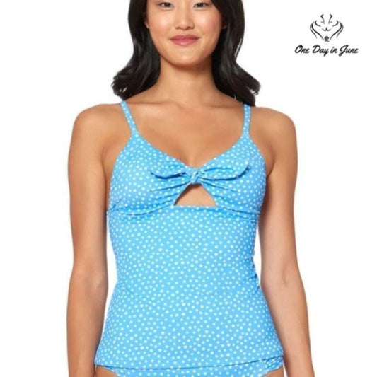 Jessica Simpson On The Spot Tankini Top Size S