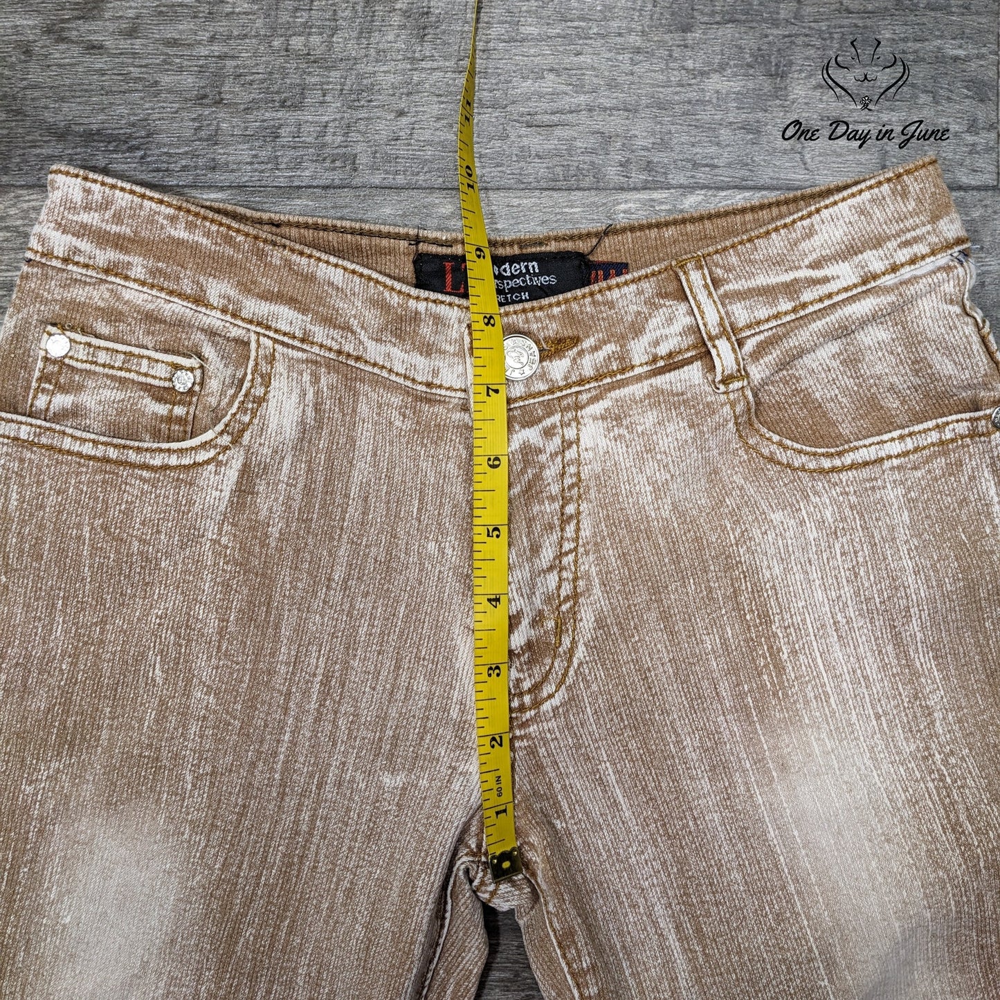 Zhi Long LT Modern Perspectives Stretch Bootcut Jeans Size 8
