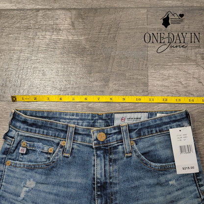 AG Adriano Goldschmied The Sophia High Rise Skinny Jeans Blue NWT Size 4 (27)