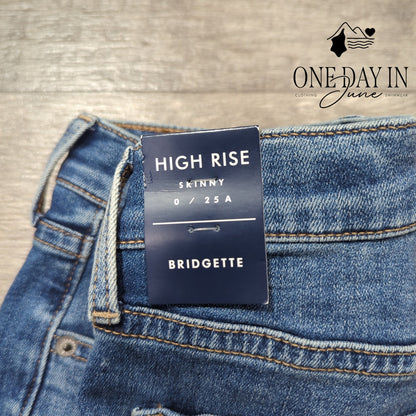 Lucky Brand Bridgette High Rise Skinny Jeans Size 0
