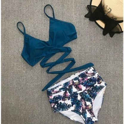 ODIJ Bandage Wrap Padded Bikini Size M