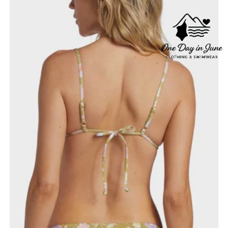 Billabong Feelin Peaceful Reversible Alina Bralette Bikini Top Size M