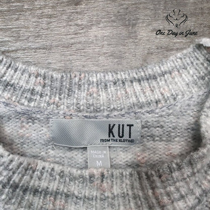 Kut from the Kloth Long Sleeve Pullover Sweater Size M