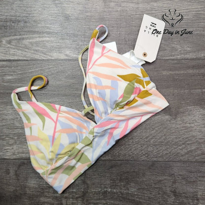 Billabong Tropical Jungle V Neck Bikini Top Size S