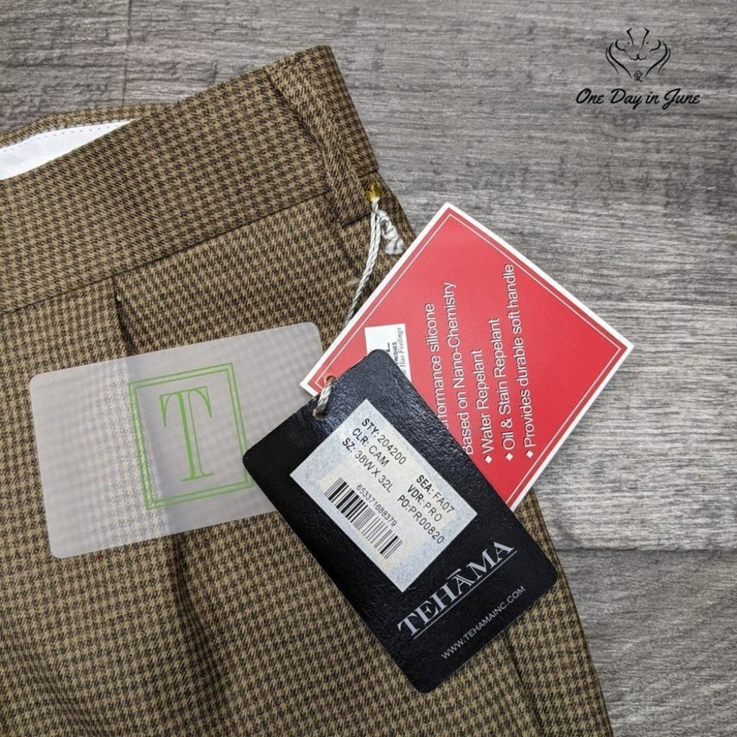 Tehama Super 120's Dress Pants Size 38X32