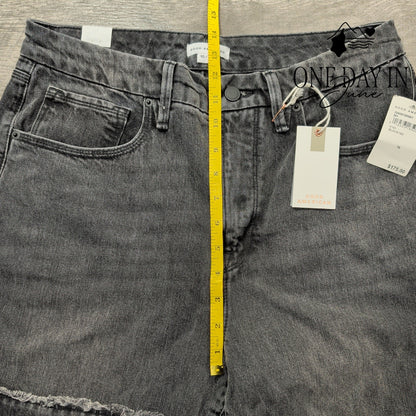 Good American Good 90s Baggy Jeans Black NWT Raw Seam $175 Size 10 (30)