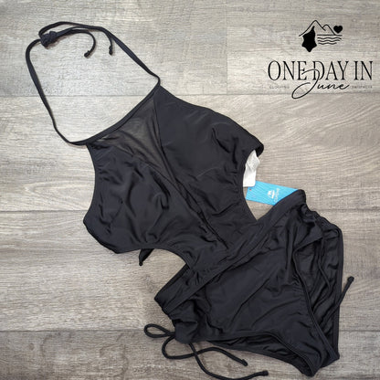Cupshe Halter Cut Out One Piece Swimsuit Size S