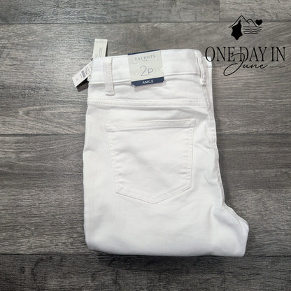 Talbots Petite Ankle Jeans Size 2P