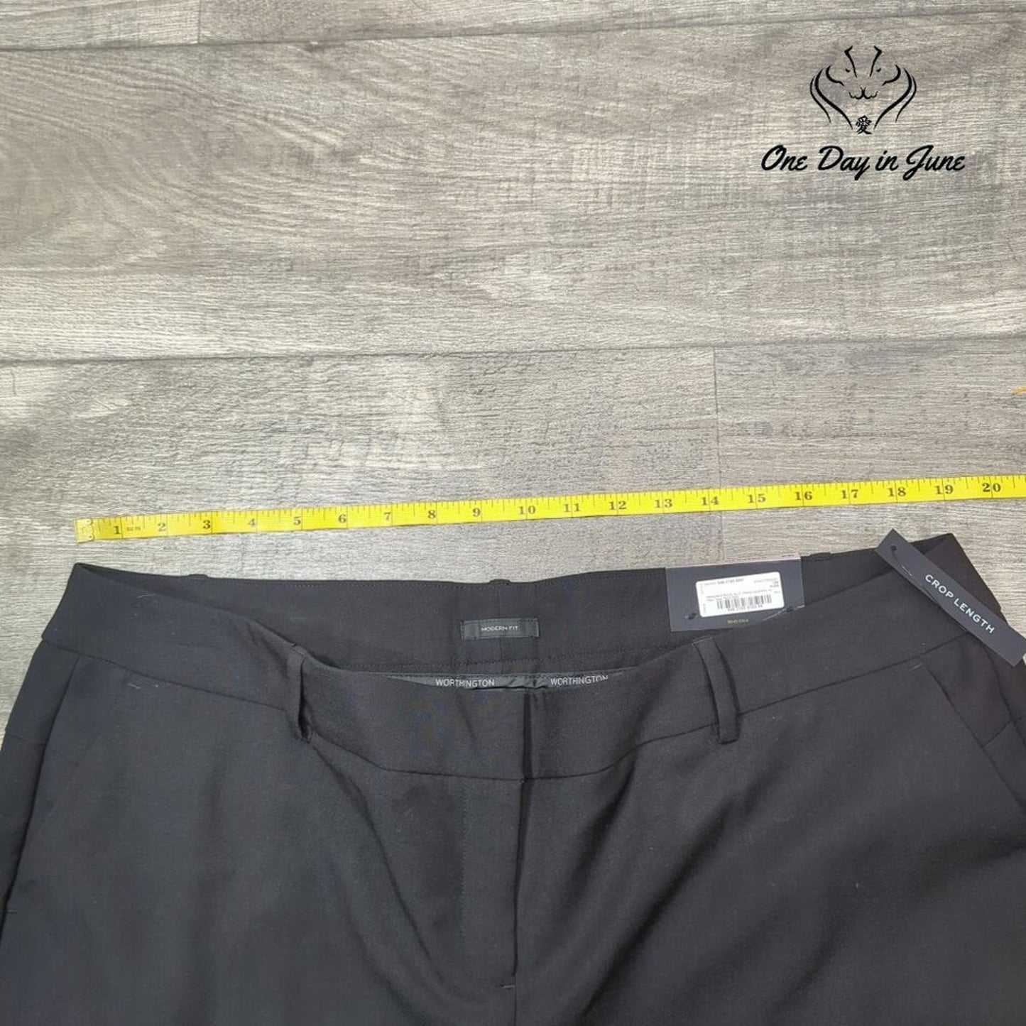 Worthington Plus Size Modern Fit Cropped Pants Size 18W