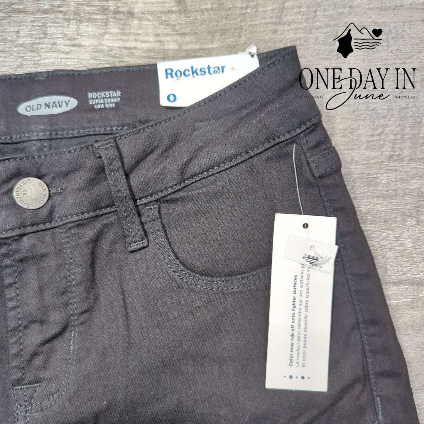 Old Navy Rockstar Super Skinny Low Rise Jeans Size 0