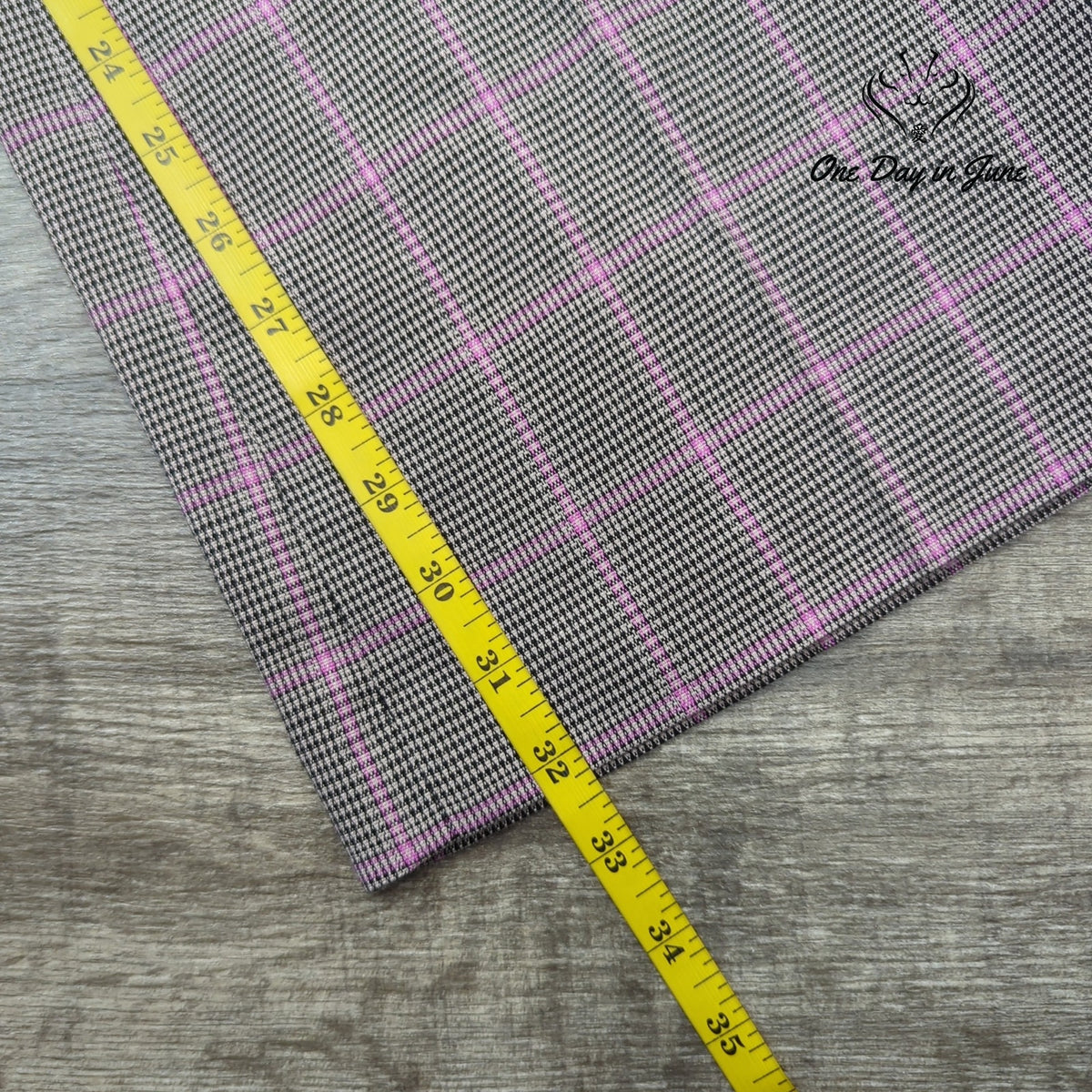 Halogen Bootcut Dress Pants Gray Pink Plaid Windowpane Trousers Size 8