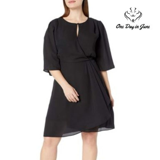 City Chic Plus Size Faux Wrap Dress Size 20