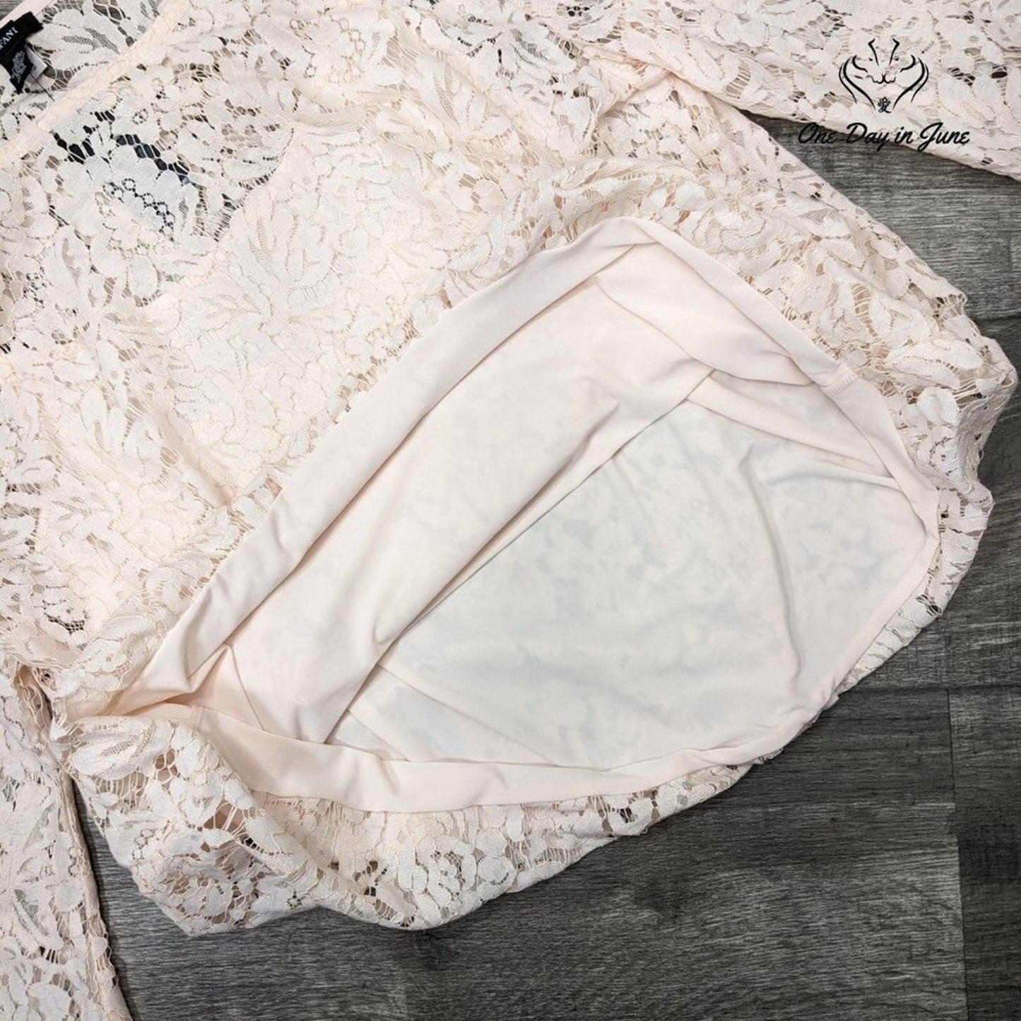 Alfani Lace Bubble Top Size XXL