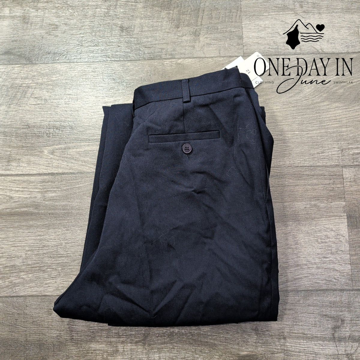 Evan Picone Womens High Rise Pleated Wool Dress Pants Navy NWT Size 12