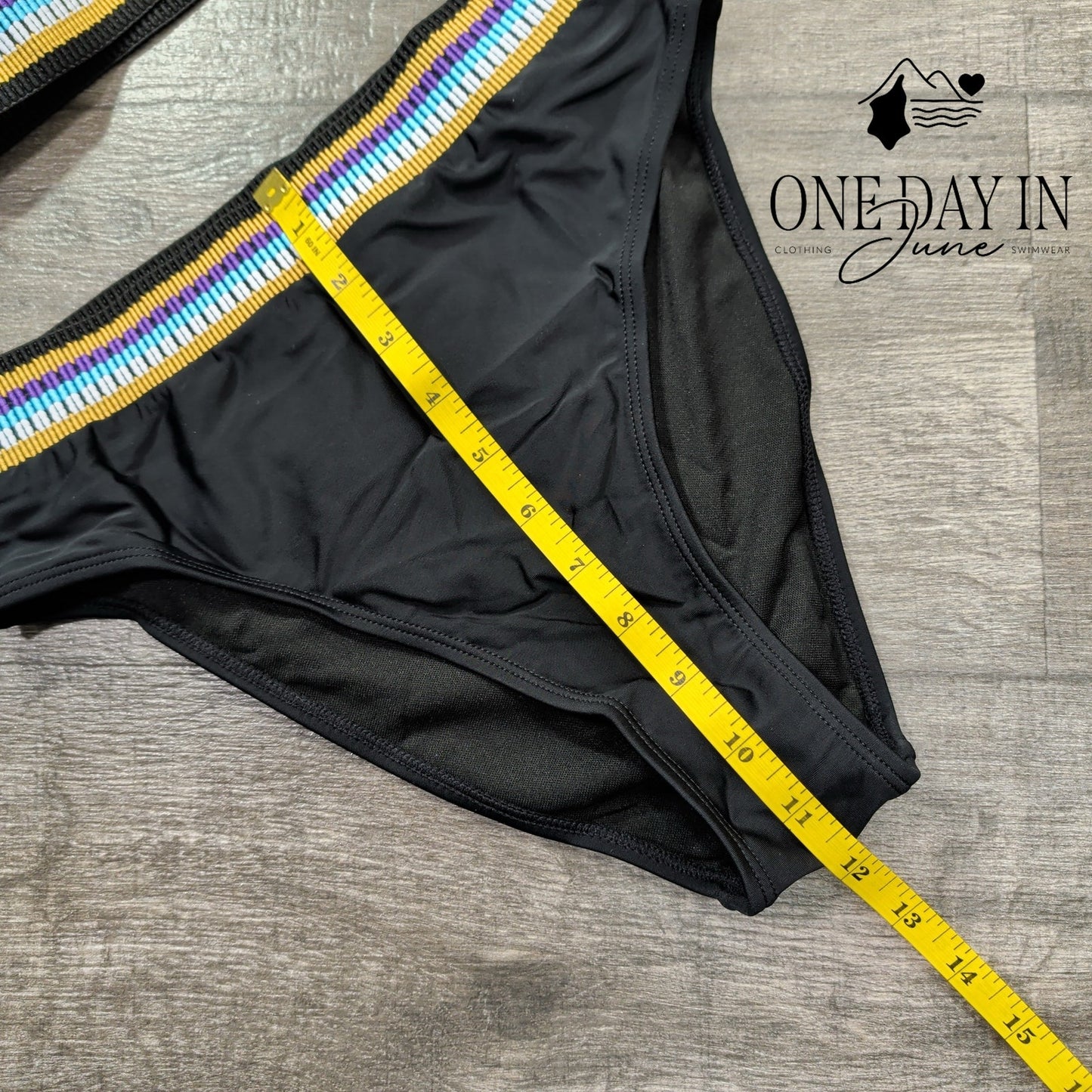 Aimage High Cut Bikini Swimsuit Size S