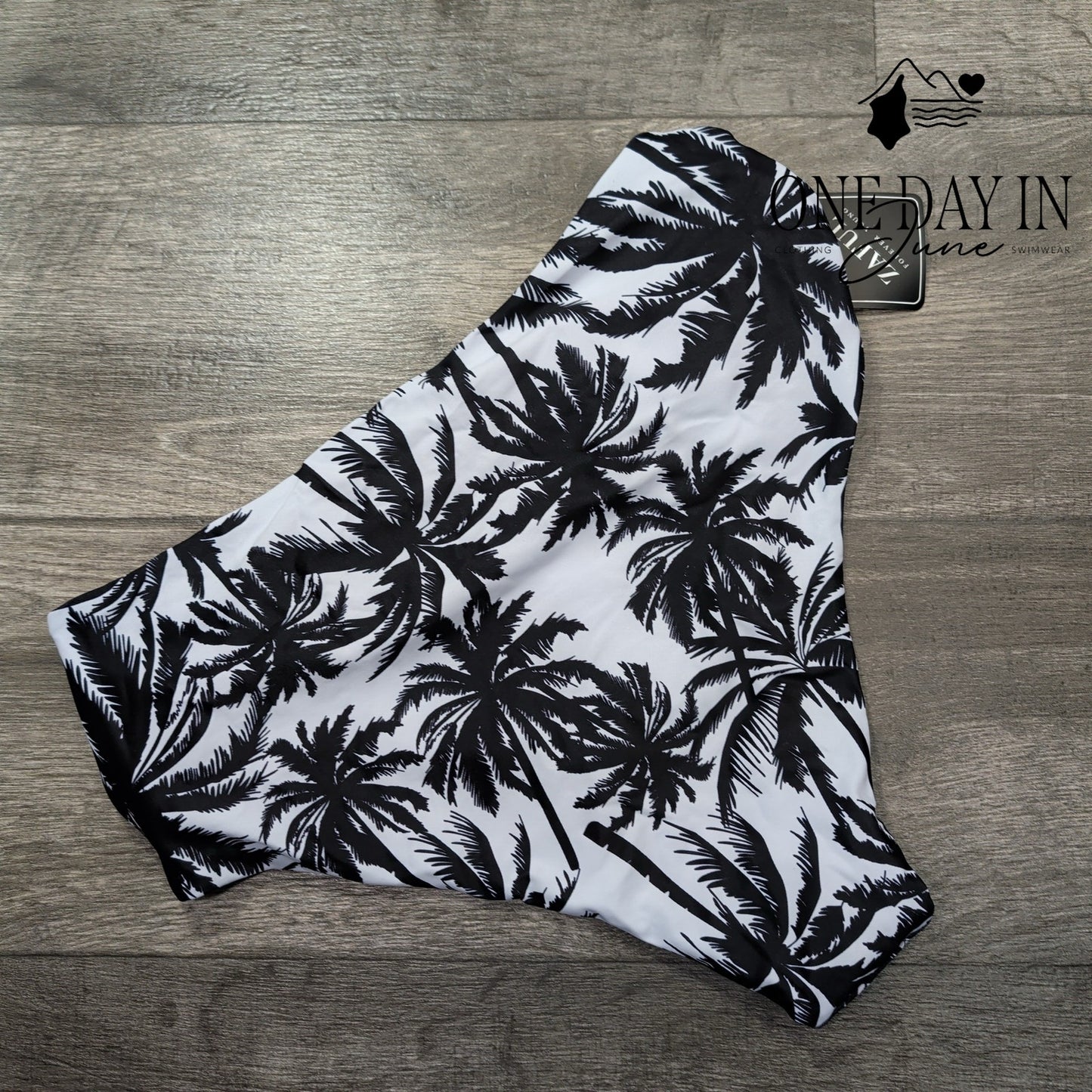 Zaful High Waist Tropical Bikini Bottom Size 2XL