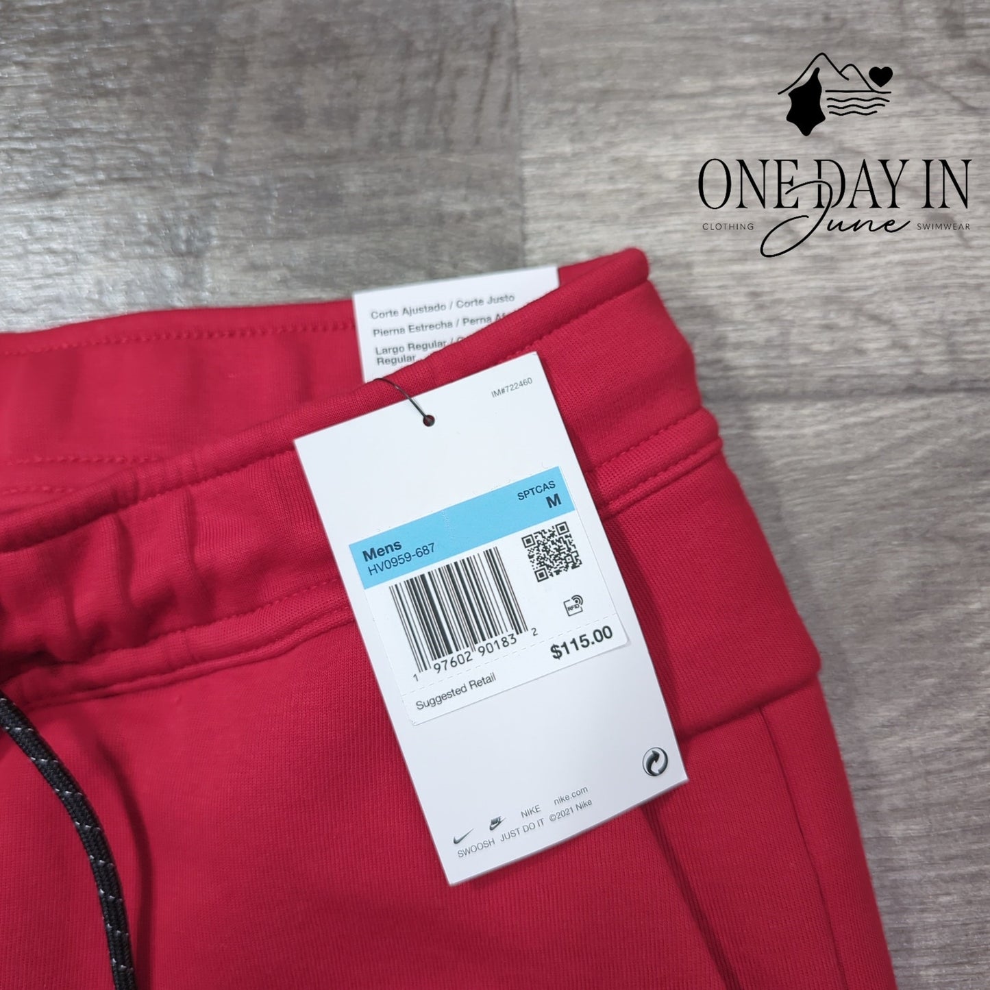 Nike Slim Fit Tapered Leg Jogger Pants Size M