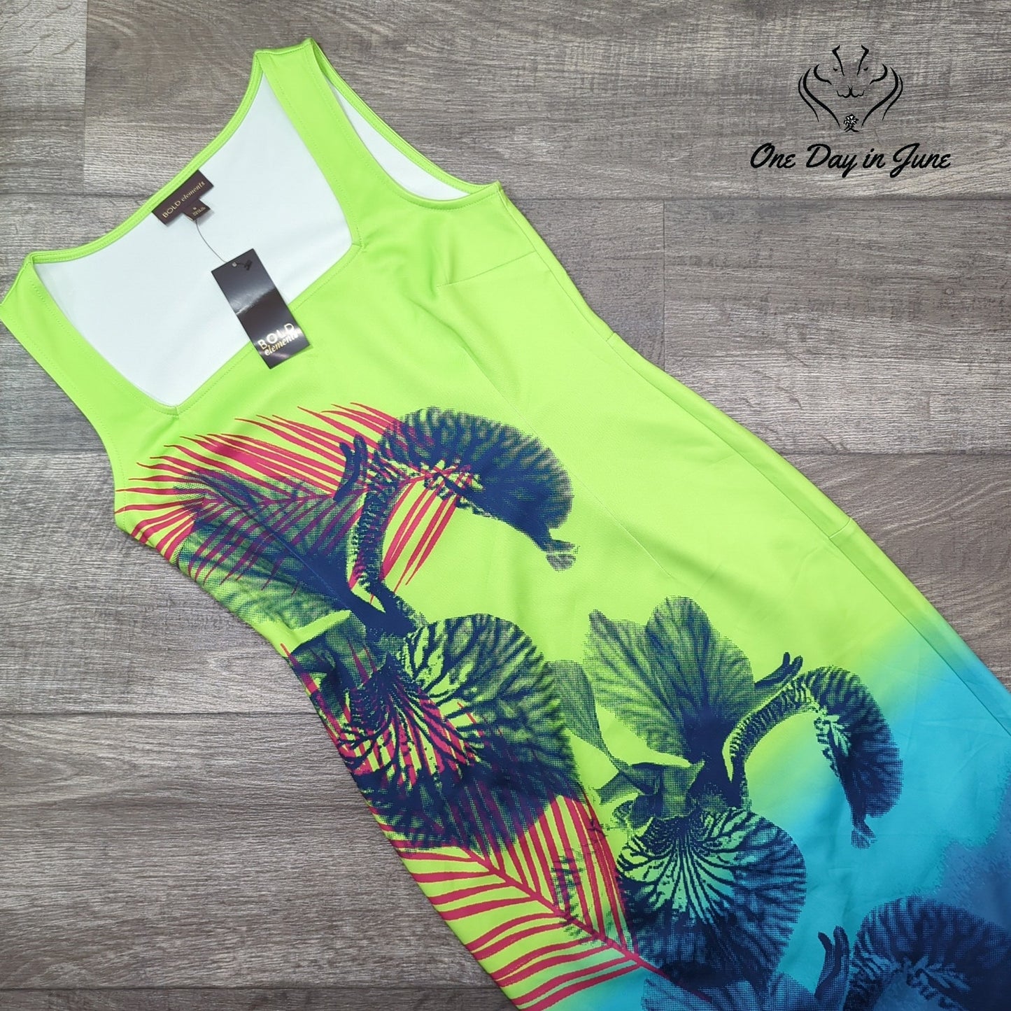Bold Elements Sleeveless Bodycon Dress Size S