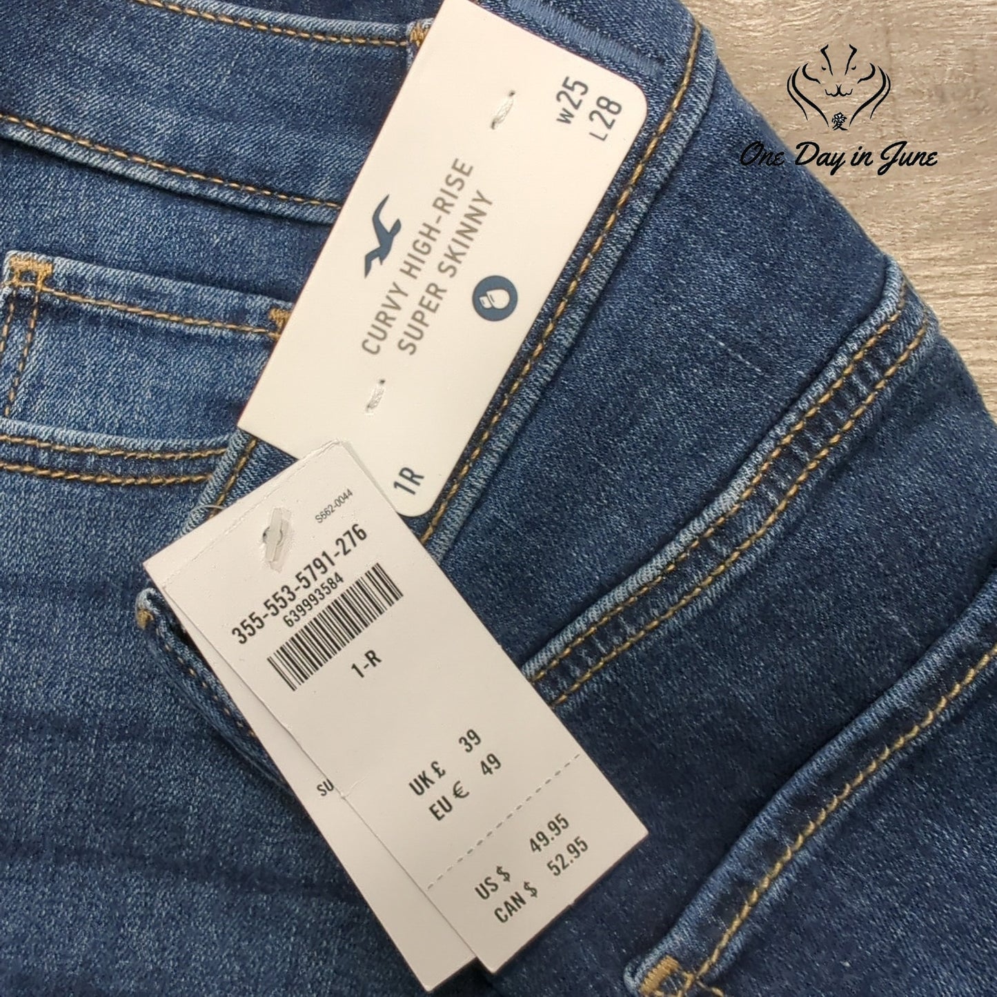 Hollister Curvy High Rise Super Skinny Jeans Size 1R