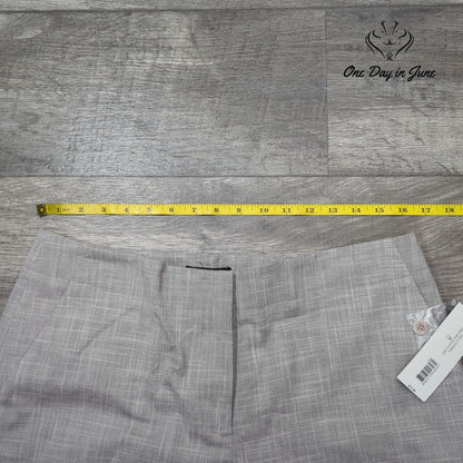 Madison Studio Dress Pants Gray Oyster Pink Straight Leg NWT Size 12