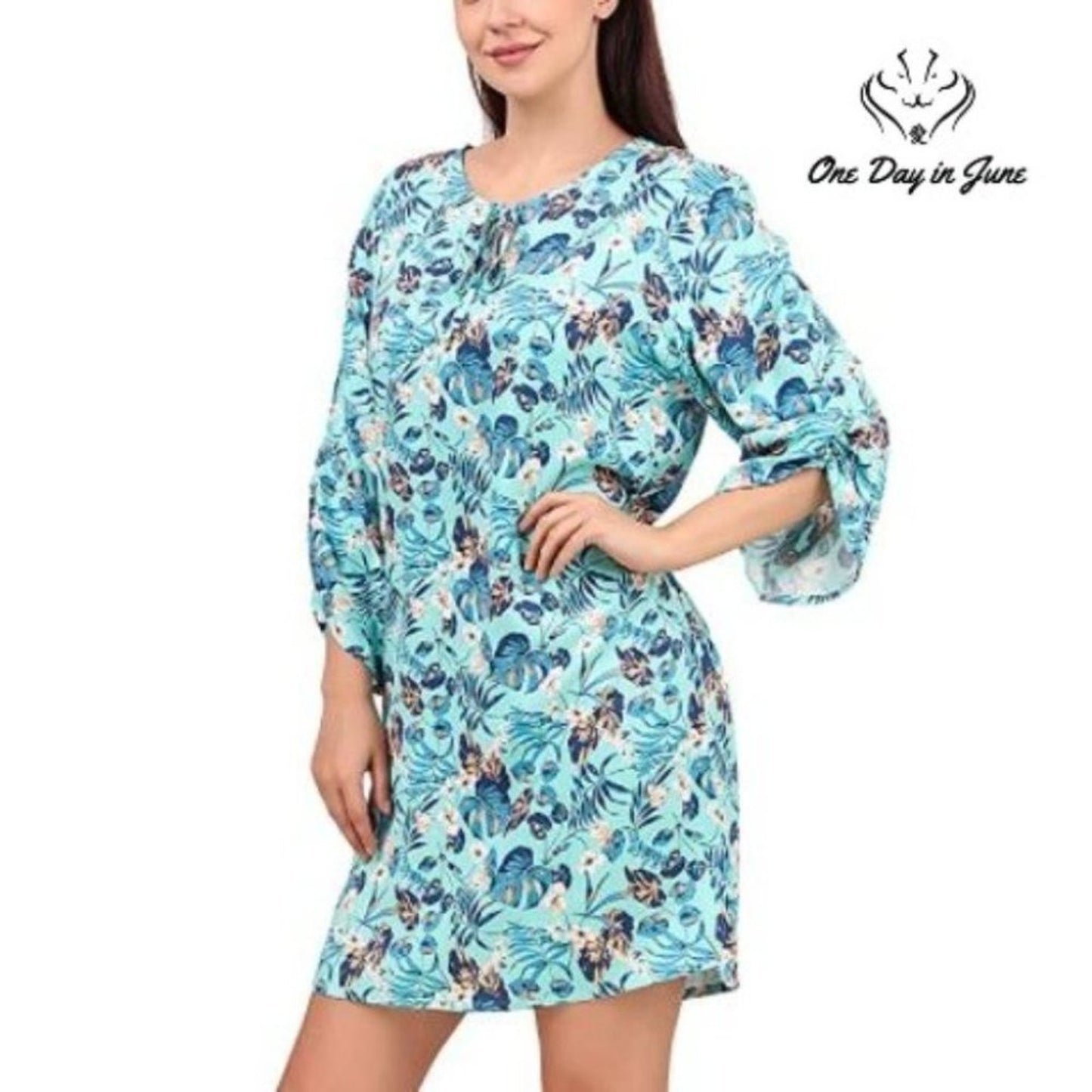 BoheeWohee Bohemian Vintage Shift Dress Size L