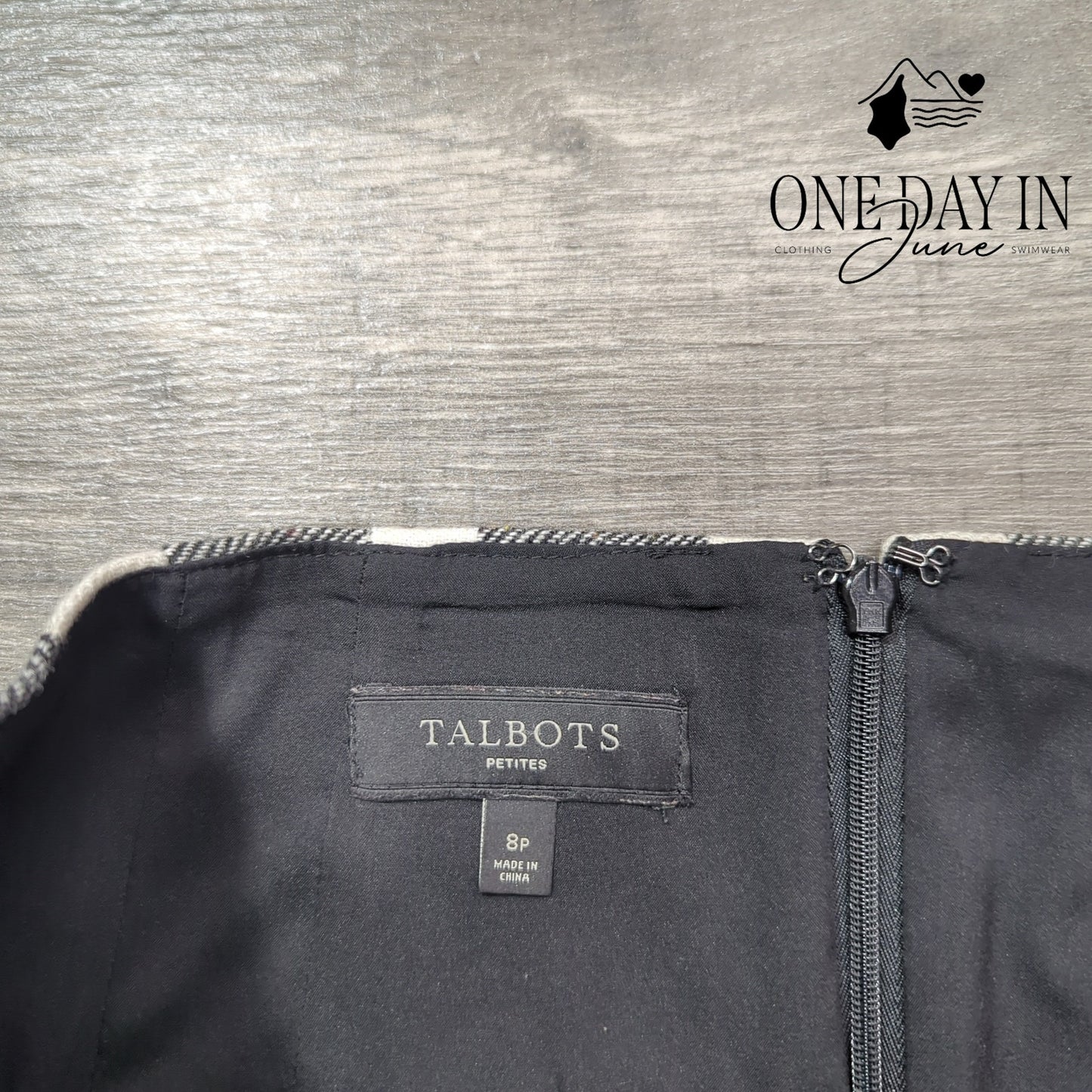 Talbots Petite Wool Lined Mini Skirt Size 8P