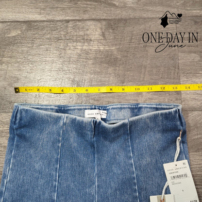 Good American High Rise Flare Jeans Size S