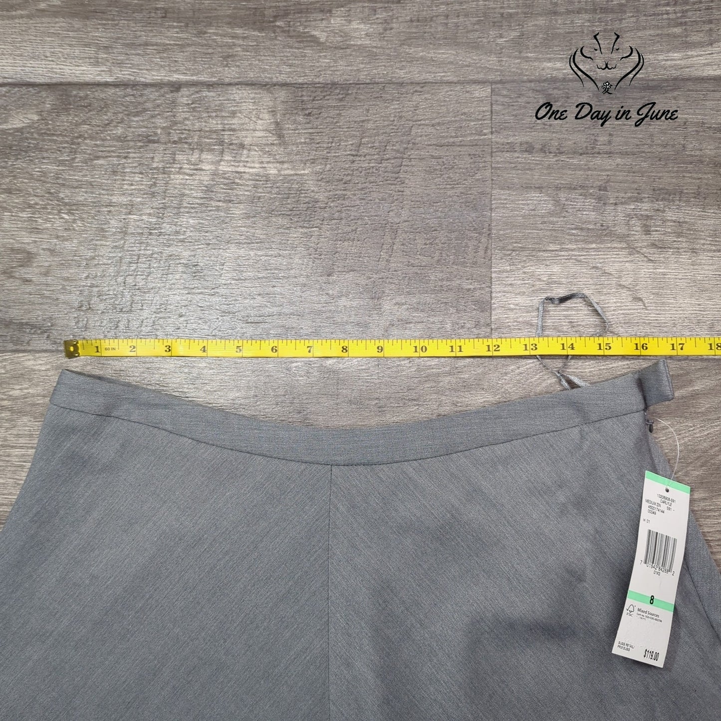 Jones New York A Line Midi Skirt Size 8