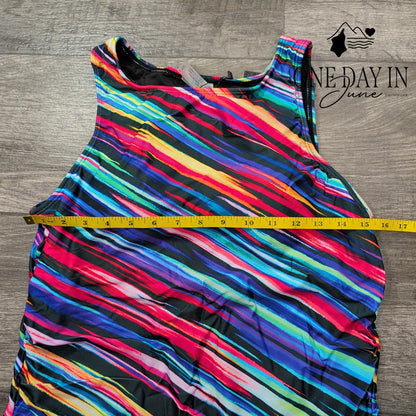 Daci High Neck Tankini Swimsuit Size L