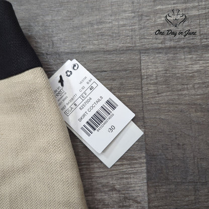 MNG Linen Pencil Skirt Size 8