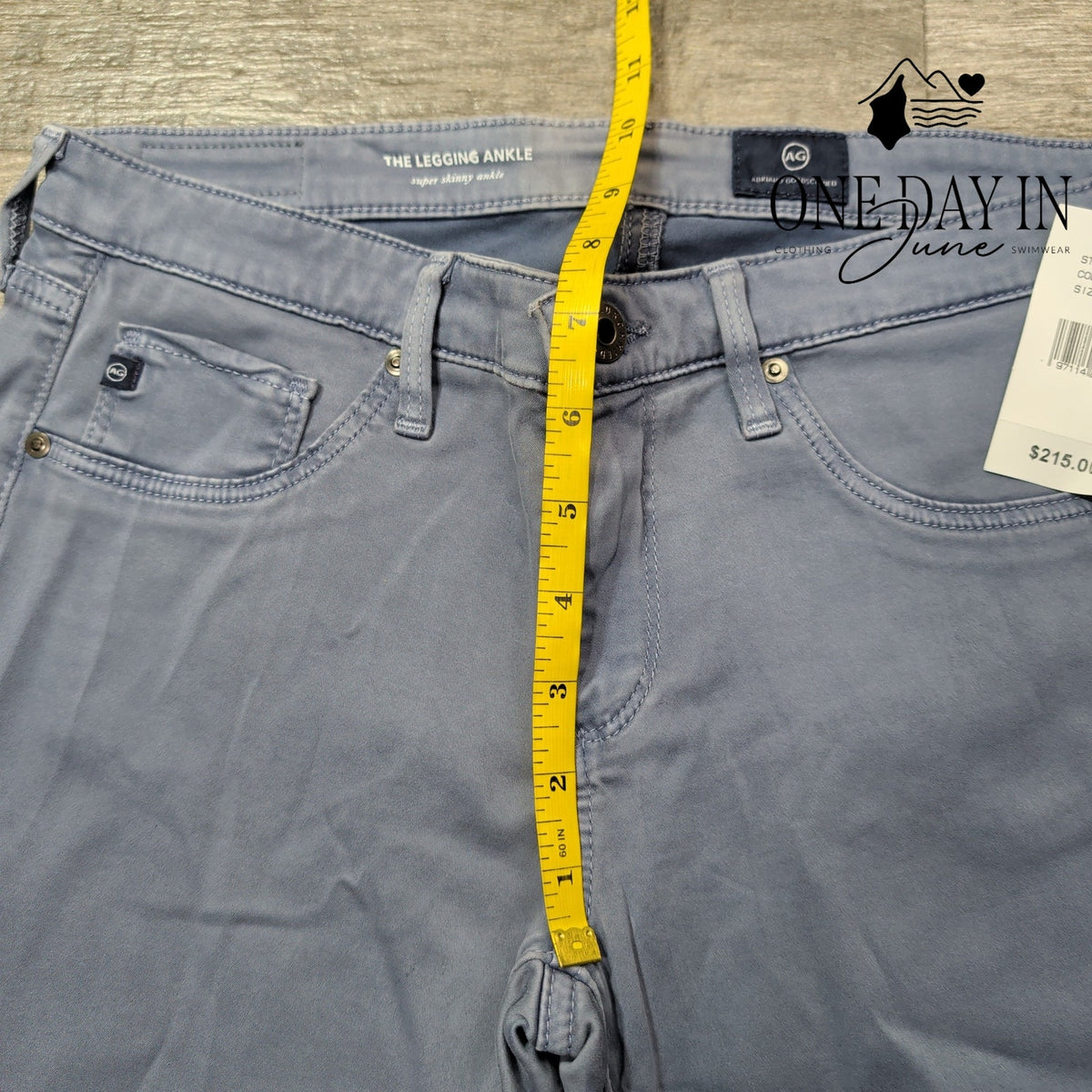 AG Adriano Goldschmied The Legging Ankle Super Skinny Jeans Blue NWT Size 4
