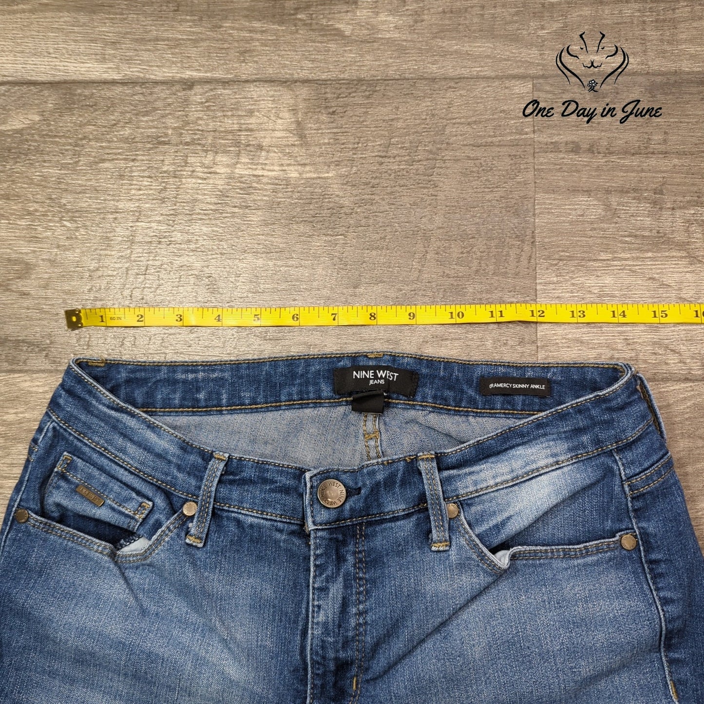Nine West Grammercy Skinny Ankle Jeans Size 6