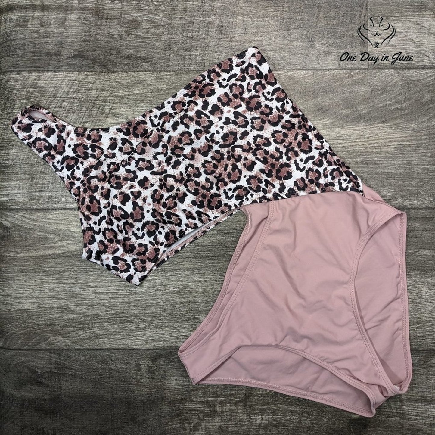 SweatyRocks One Shoulder One Piece Swimsuit Size L